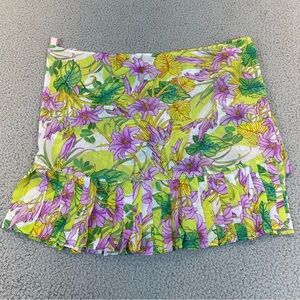 Victoria's Secret swiming Coverups Wrap Skirt size M-L Floral Flower Summery‎
